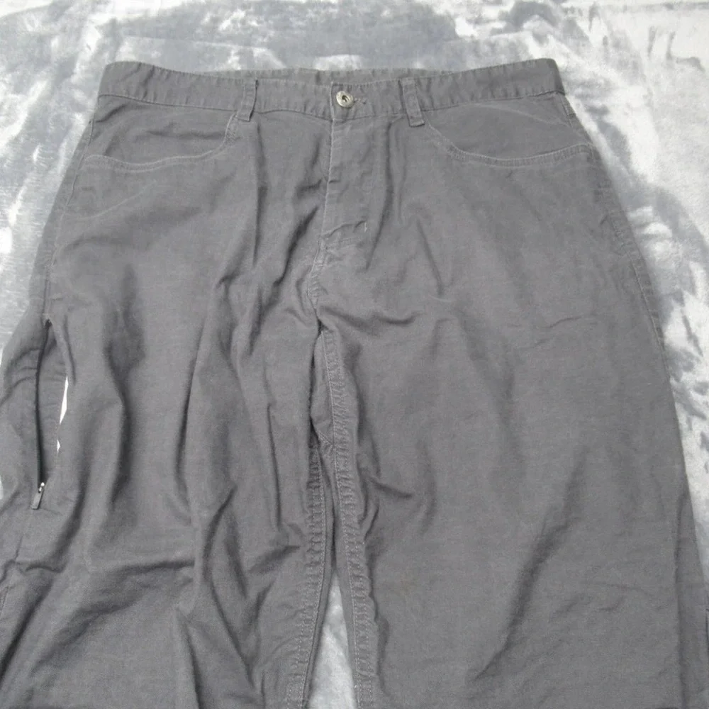 The North Face Pants Mens 34x29 Short‎ Gray Baggy Wide Leg Boot iking Gorpcore